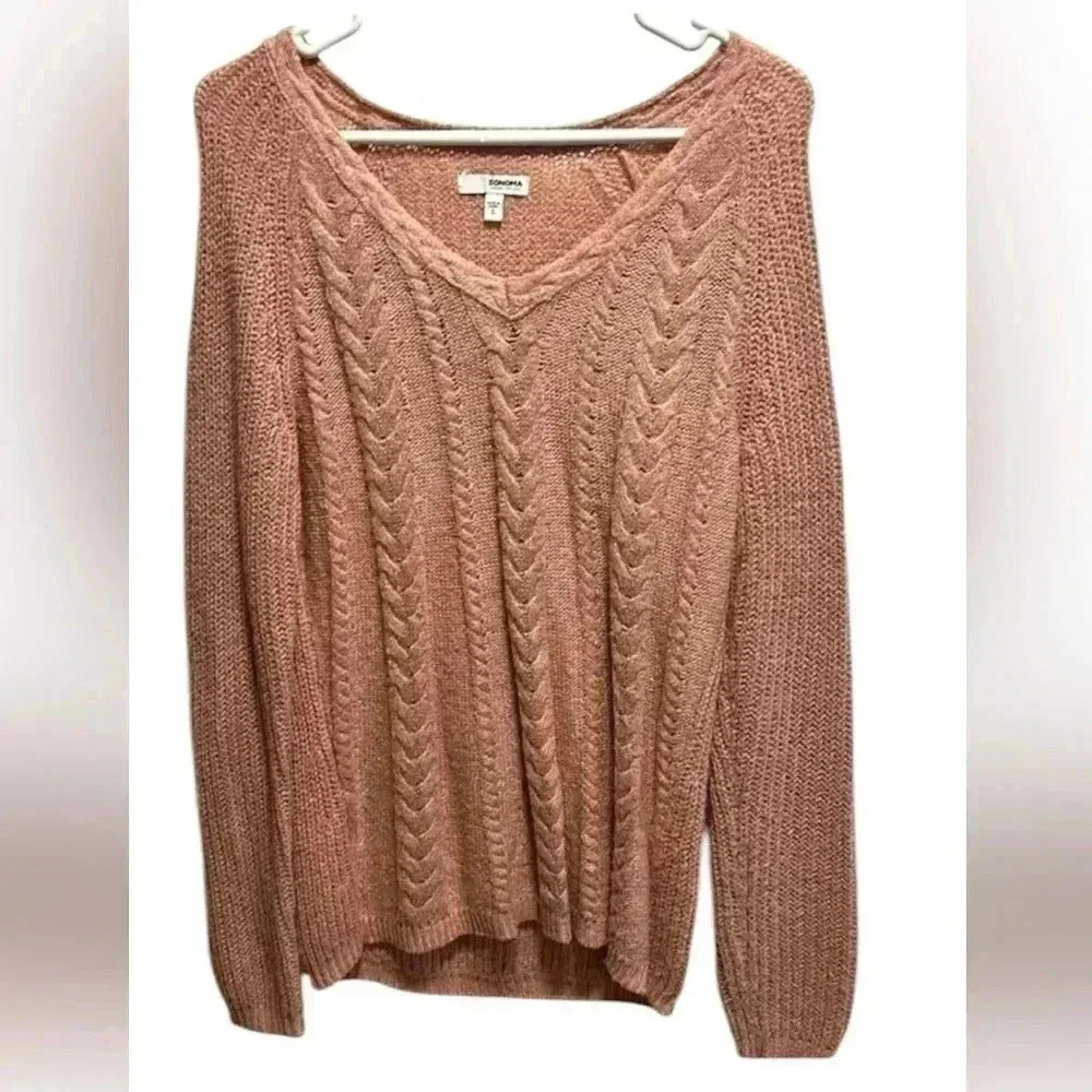 PINK OVERSIZED SONOMA SWEATER